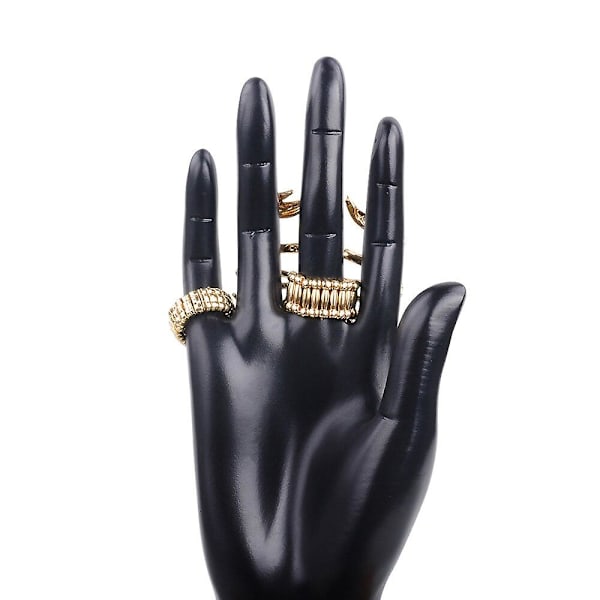 Överdriven Punk Scorpion Tvådelad Ring Justerbar Personlighet Djur Stora Ringar Hip Hop Rock Stil Modesmycken