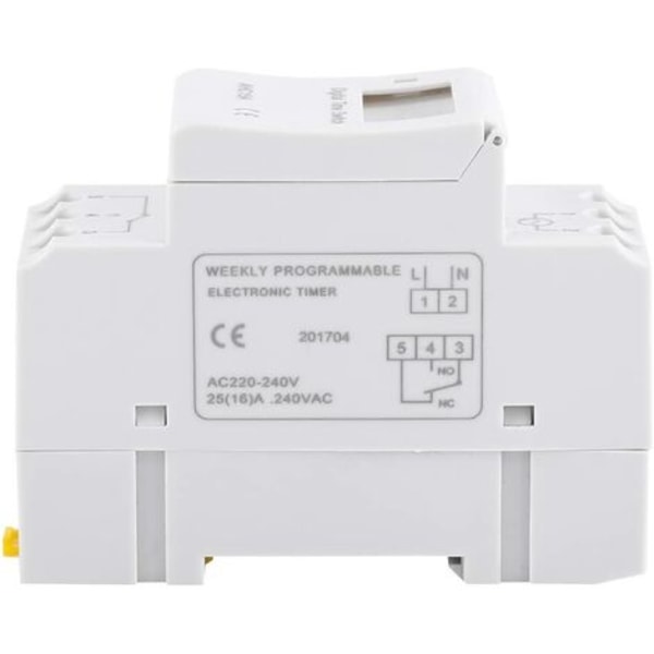 LCD-timer Ukentlig elektrisk timer Digital timerbryter 15A (220V)