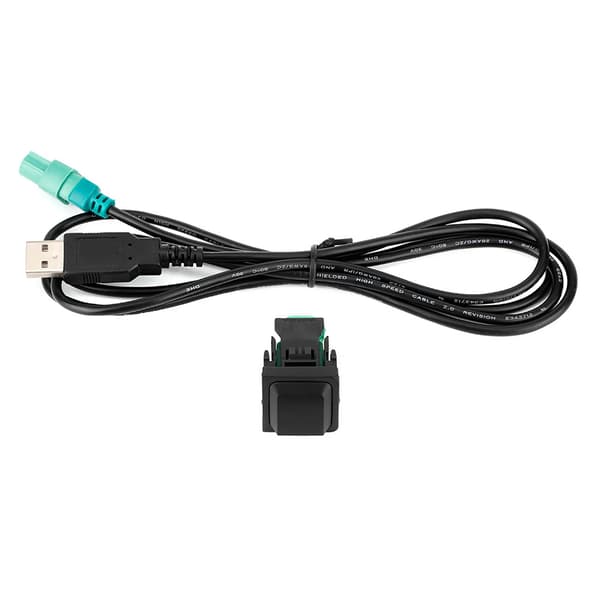 56,7 tommer Auto Audio USB Kabeladapter CD-afspiller System Connector Jack