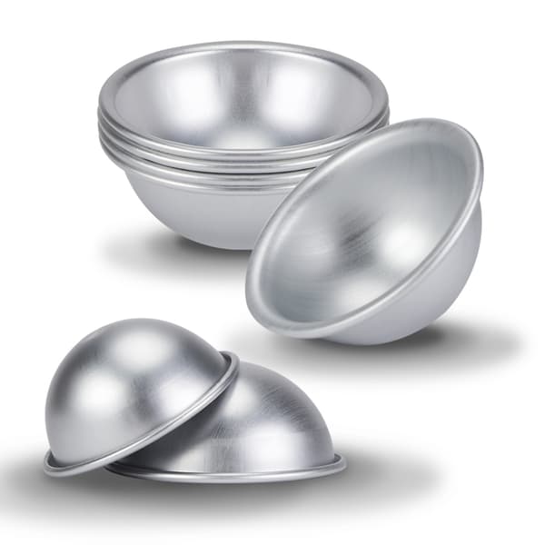 Aluminium Halvkugle Kageform 10 cm Diameter