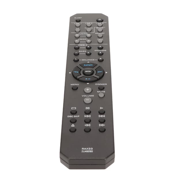 Erstatningsfjernkontroll for lyd- og videomottaker for AV-mottaker Rs202 Rs202bl, slitesterk