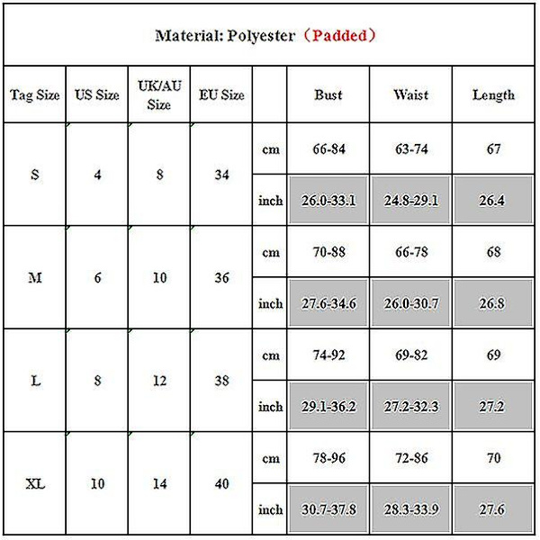 Badedrakt for kvinner One Piece Monokini Solid Badetøy