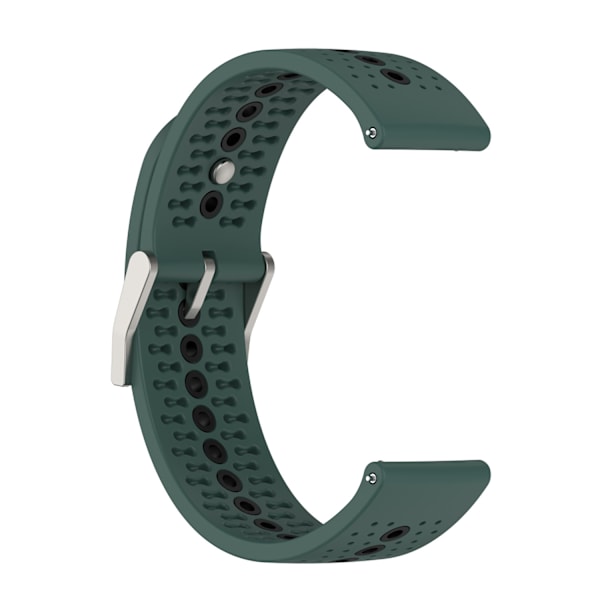 Ersättningsarmband för Suunto 9pea K silikonrem Songtuo 5 färghål 22mm Olive Green Black