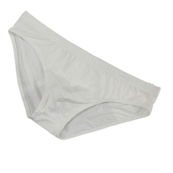 Miesten puuvillahousut Alusvaatteet Comfort hengittävät stringit White L