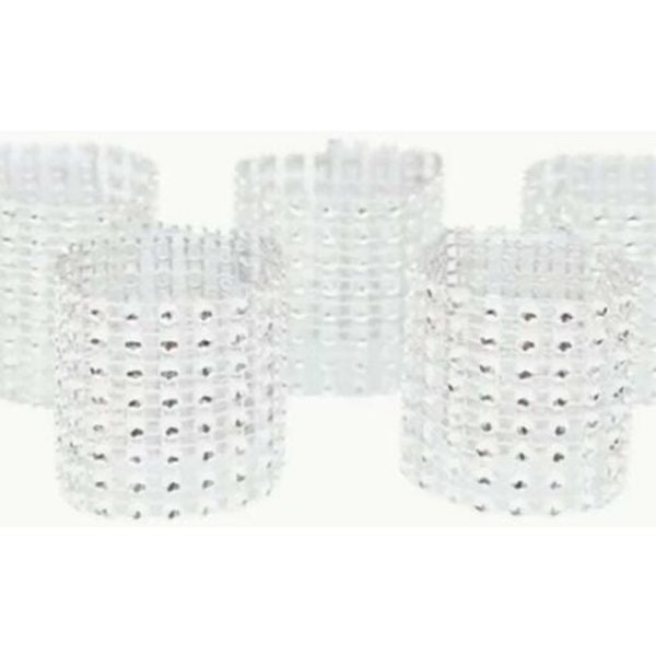 10-pack julservettringar, diamantservetthållare för julbordsdekoration (tomten)