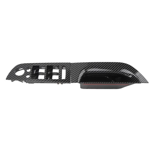 Vindusbryter Armlene Panel Førerside Dør Innerpanel For 3-serie E90 Sedan LCI 2009 til 2011 Karbonfiberstil
