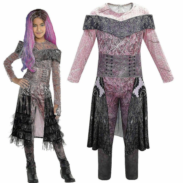 Descendants 3 Audrey Mal Kostym Cosplay Jumpsuit Outfit 130cm