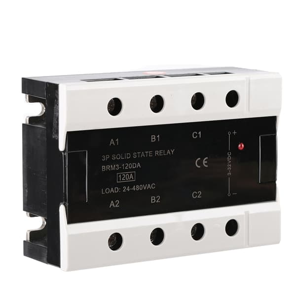 BRM3 120DA Trefaset Solid State Relé 24V til 480VAC Last
