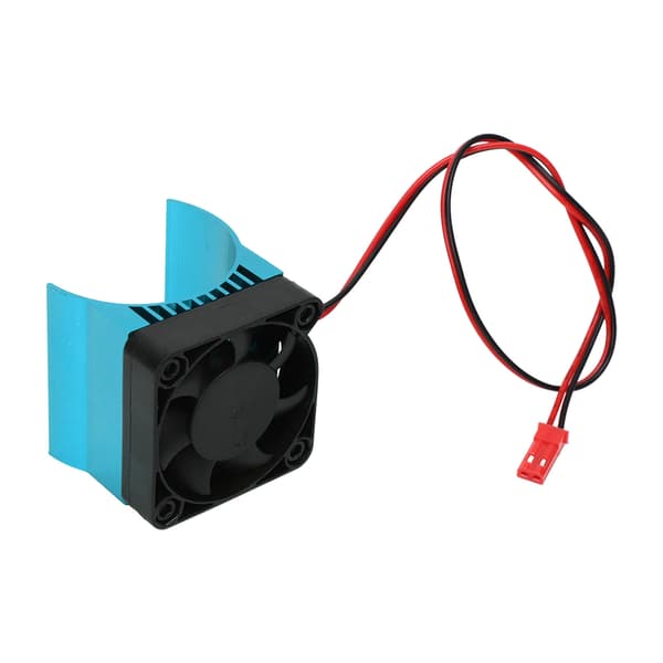 Aluminiumslegering Motor Køleplade 42mm 5V DC Køleventilator Blå 1/8 RC
