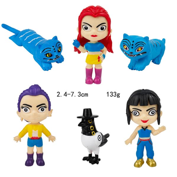 Stykke K-POP Demon Hunter Actionfigurer, Perfekt til Dukkehus Tilbehør - A