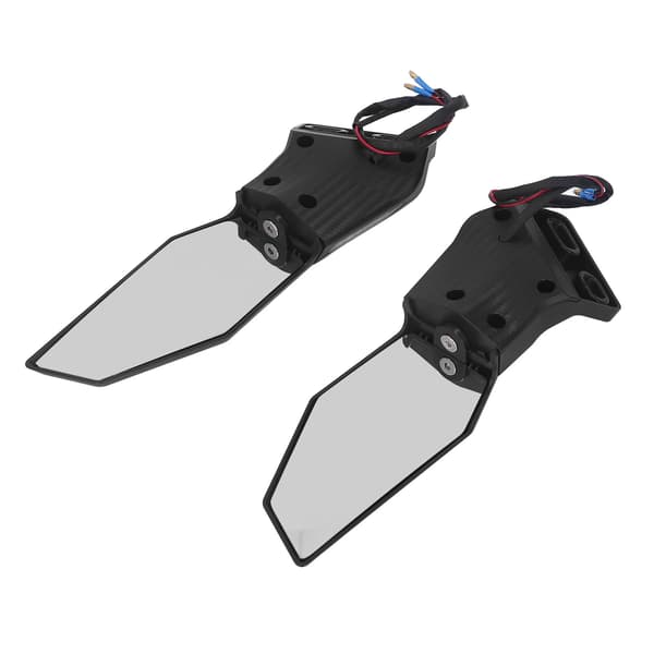 Ninja 400 650 Kolfiberstil LED Blinkers Sidobackspeglar