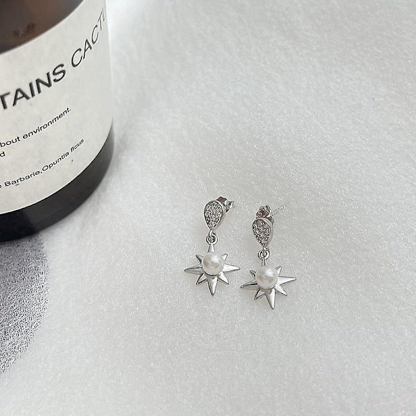 Ørepynt 925 Sølvsmykker Star Fashion Jewelry Ac8151