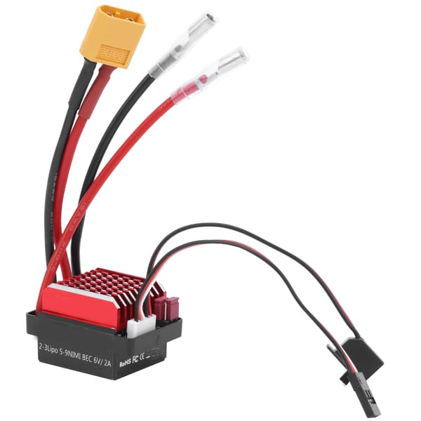 360A Elektronisk Hastighetskontroller RC Crawler Bil Toveis Børstet Vanntett ESC XT60 Plugg