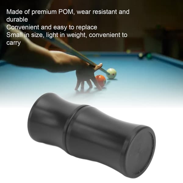 Sorte POM Billardkø Ledbeskyttere Perfekt Pasform til Predator Quick Joint