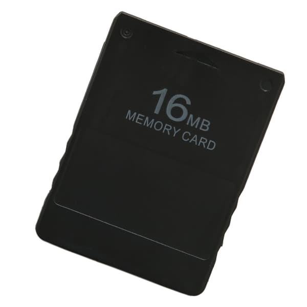16MB FMCB1.966 High Speed Plug and Play Game Memory Card til PS2 Sort