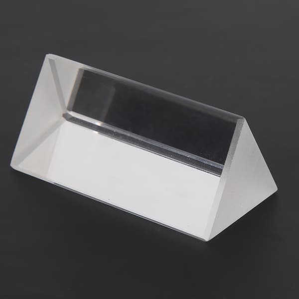 K9 Optisk Glas Triangulært Prisma til Undervisning af Lysspektrum