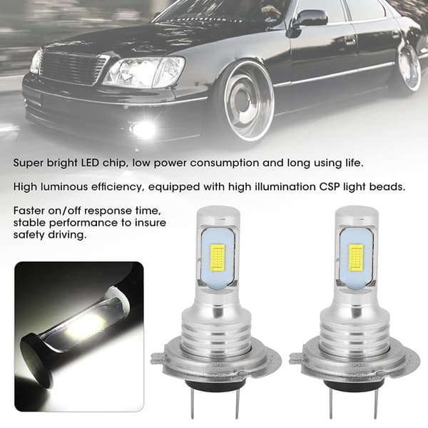 LED Dimljus Universal Passform 2-pack 80W 6000K Vit 12V