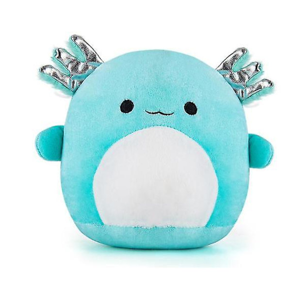 Fyldt plys Axolotl Dukkelegetøj Børnegave Blød 20 cm blue