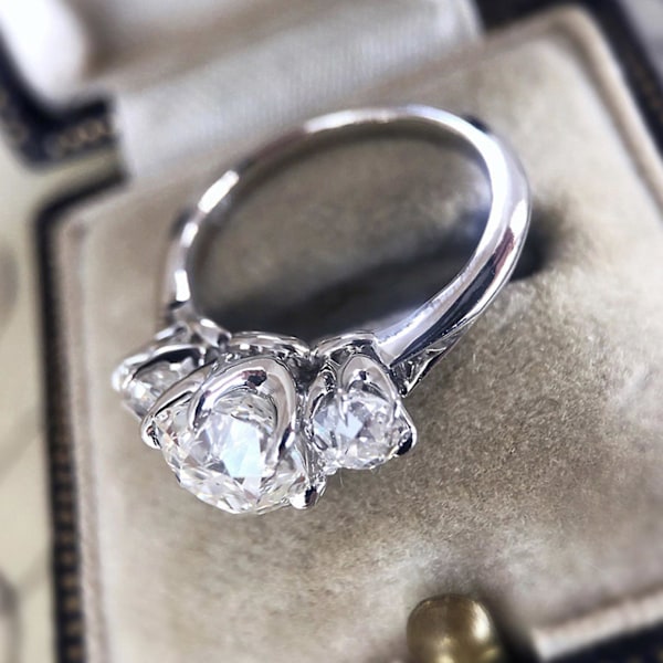 Kvinnor Ring Fyrkantig Form Dubbla Färger Smycken Geometrisk Cubic Zirconia Finger Ring Födelsedagspresenter Golden US 9