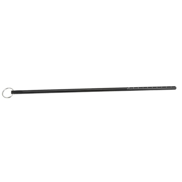 Dykkerpind i aluminiumslegering 35 cm Multifunktionel undervandsstang sort