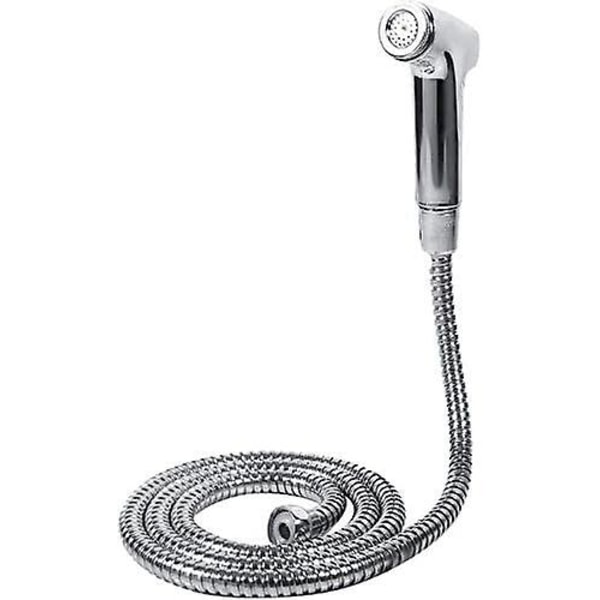 Bidet Hånddusj, Rustfritt stål Bidet Sprayer Håndholdt Bidet Dusj Toalett Sprayer Med Veggmontert VVS Toalett Bidet Spray Gun