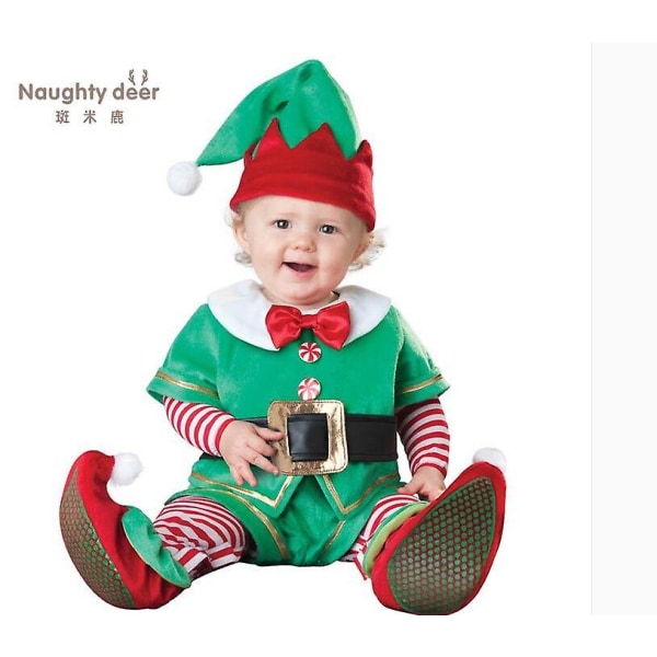 Julenisse Cosplay-kostyme for baby-småbarn A Height 130CM