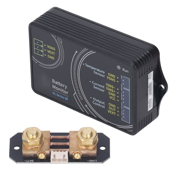 Batterimonitor - Strømmåler til Volt, Ampere, Kapacitet