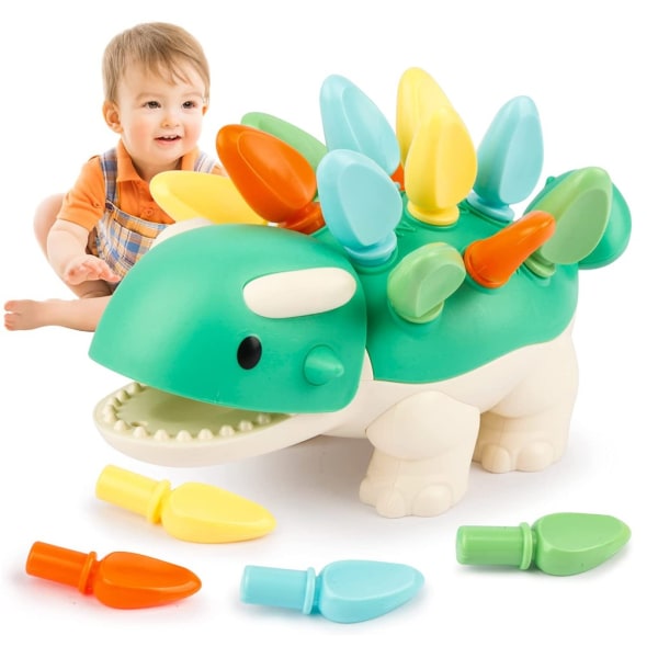 Sammenlåsende dinosaur babylegetøj