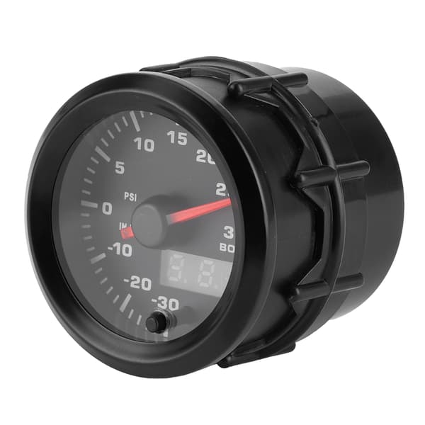 2in 52mm Universal 7 Farge LED Turbo Boost Måler PSI Trykkmåler Digital Display Pointer
