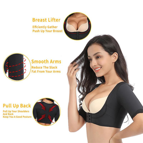 Bröstmottagande artefakt för kvinnor, puckelryggskorrigeringstopp Skin Color XL