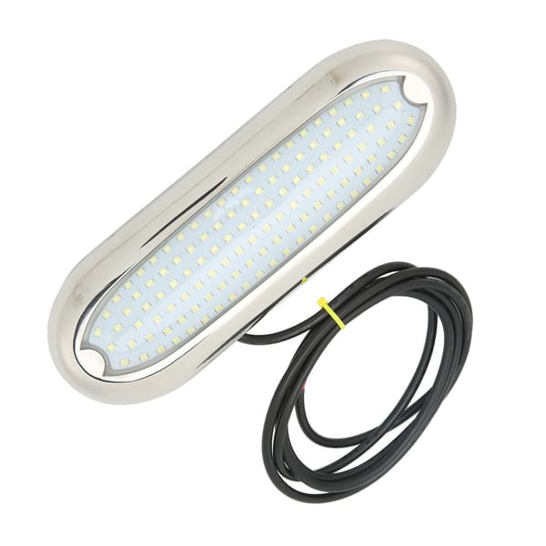 12V DC Båt Undervannslys 120 LED IP68 Vanntett Rustsikker for Skip Yachter Motorbåter Blå