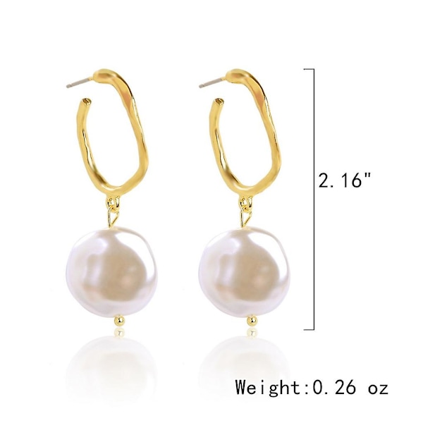 Örhängen Barock Pearl Fashion Smycken B2019 E2008-22