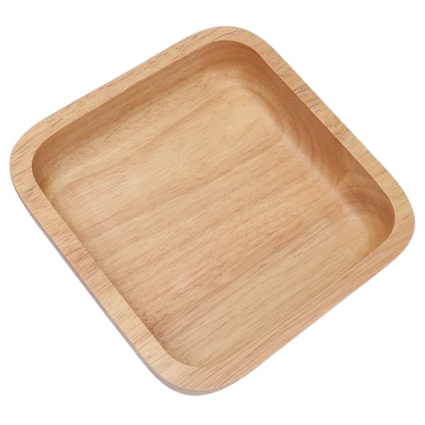 Fyrkantig Träskål 18cm 7.1in Restaurangservis
