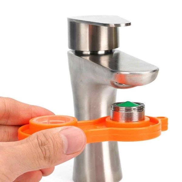 Luftare skiftnyckel Kran Avlägsningsverktyg för luftare (1 stycke, orange)