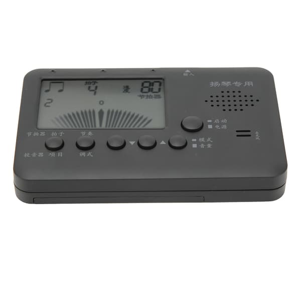 MT520Y Sort 3 i 1 Dulcimer Tuner Metronom Tone Generator med LCD-display
