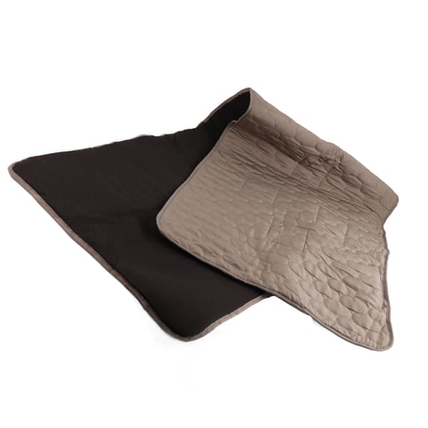 USB Heated Blanket Portable Fast Heating Soft Thick Throw for Camping Outdoor Grey
