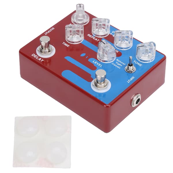 CP 68 Digital Distortion Delay Gitarpedal 3 Moduser DC 9V Musikktilbehør