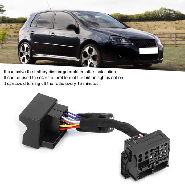 Multifunktionsratt Knappkontroll Canbus Simulator Adapter Kompatibel MK5 Touran Caddy B6