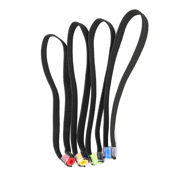 4 stk. Elastisk stoff Lett Fiske Tippet Spole Ring Wire Loop Tackle Tilbehør