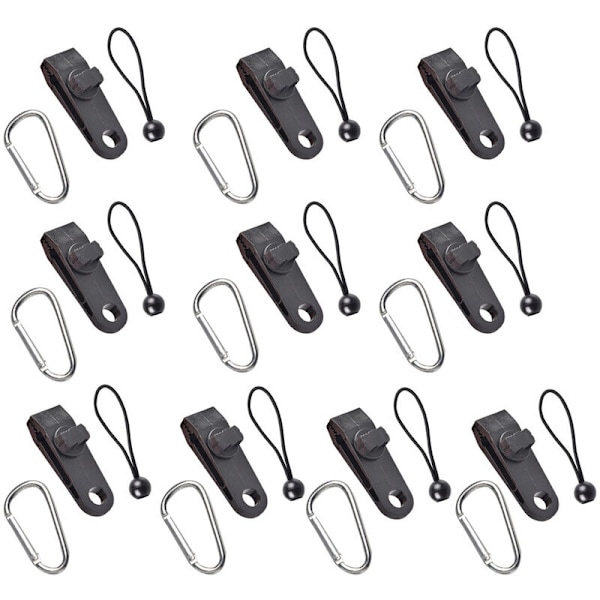 10 stk Tarp Clips, Tarp Clips, Telt Clamp, Bungee Strammer, Tarp Strammer Perfekt til presenning spænding, telte, markiser,