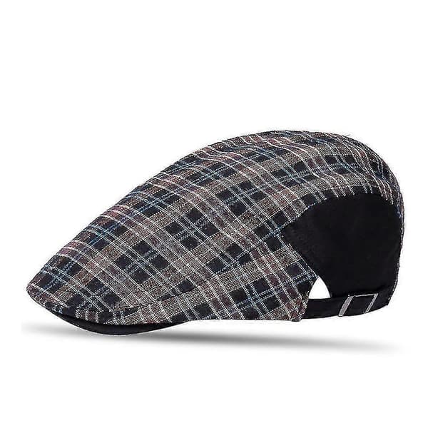 Hmwy-unisex Flat Cap Beret Cap Vår Sommer Gitter Cap