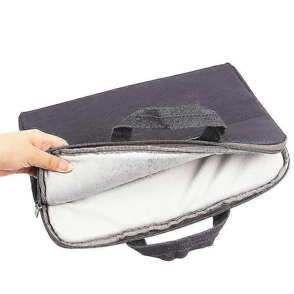 12 tommer bærbar håndholdt laptoptaske til bærbar computer (grå)