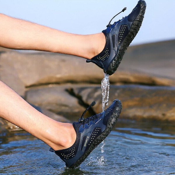 Unisex Aqua Shoes Strandstøvler Sport Surfing Sko Dark Blue 45