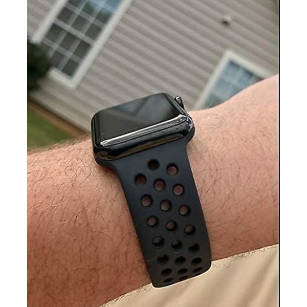 Apple Watch Silikone Tofarvet rem 42/44 mm
