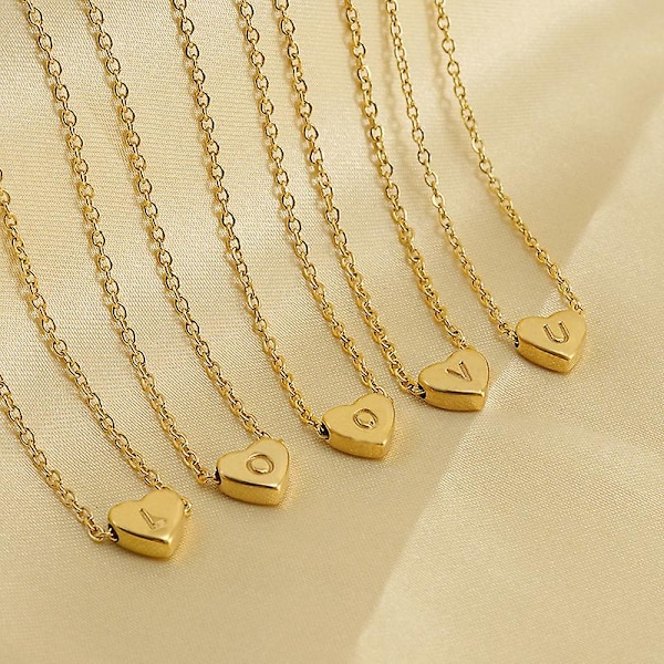 Kaulakoru Letter Heart Stud Girls&#39; Muotikorut Ac2750 A