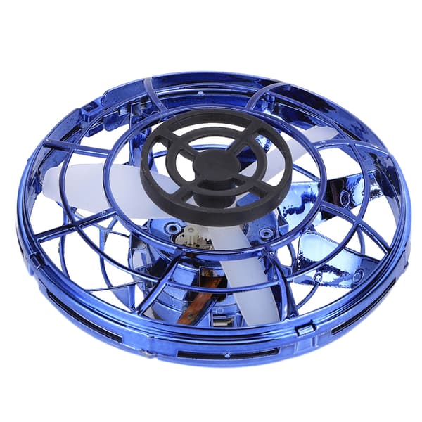 Mini Drone LED 360 Roterende Flyvende Legetøj Blå
