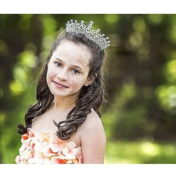 Kristall Tiara krona med strass kam för bröllop bröllop Princess Party Birthday Crown