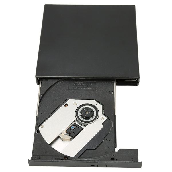 Ekstern DVD-drev Ultratynd Bærbar Høj Hastighed VCD-brænder til Bærbare Computere Stationær Computer Sort