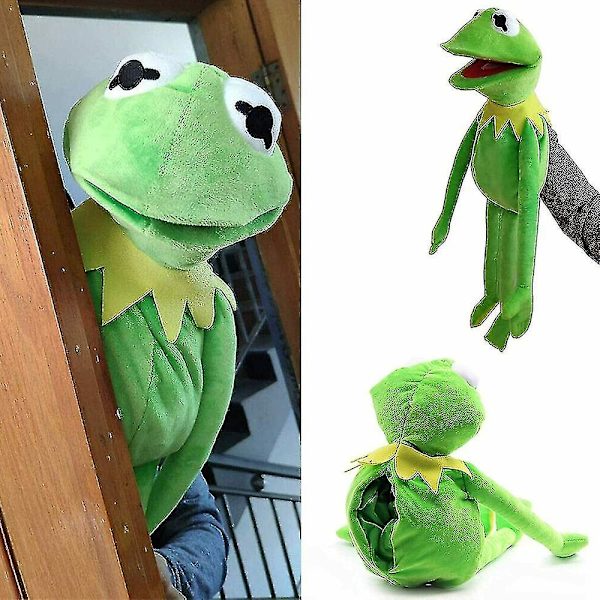 23&quot; Kermit The Frog Hand Puppet Pehmeä pehmo täytetty nukkelelu lapselle lahja
