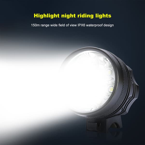 7 LED Vanntett Sykkellykt Frontlykt